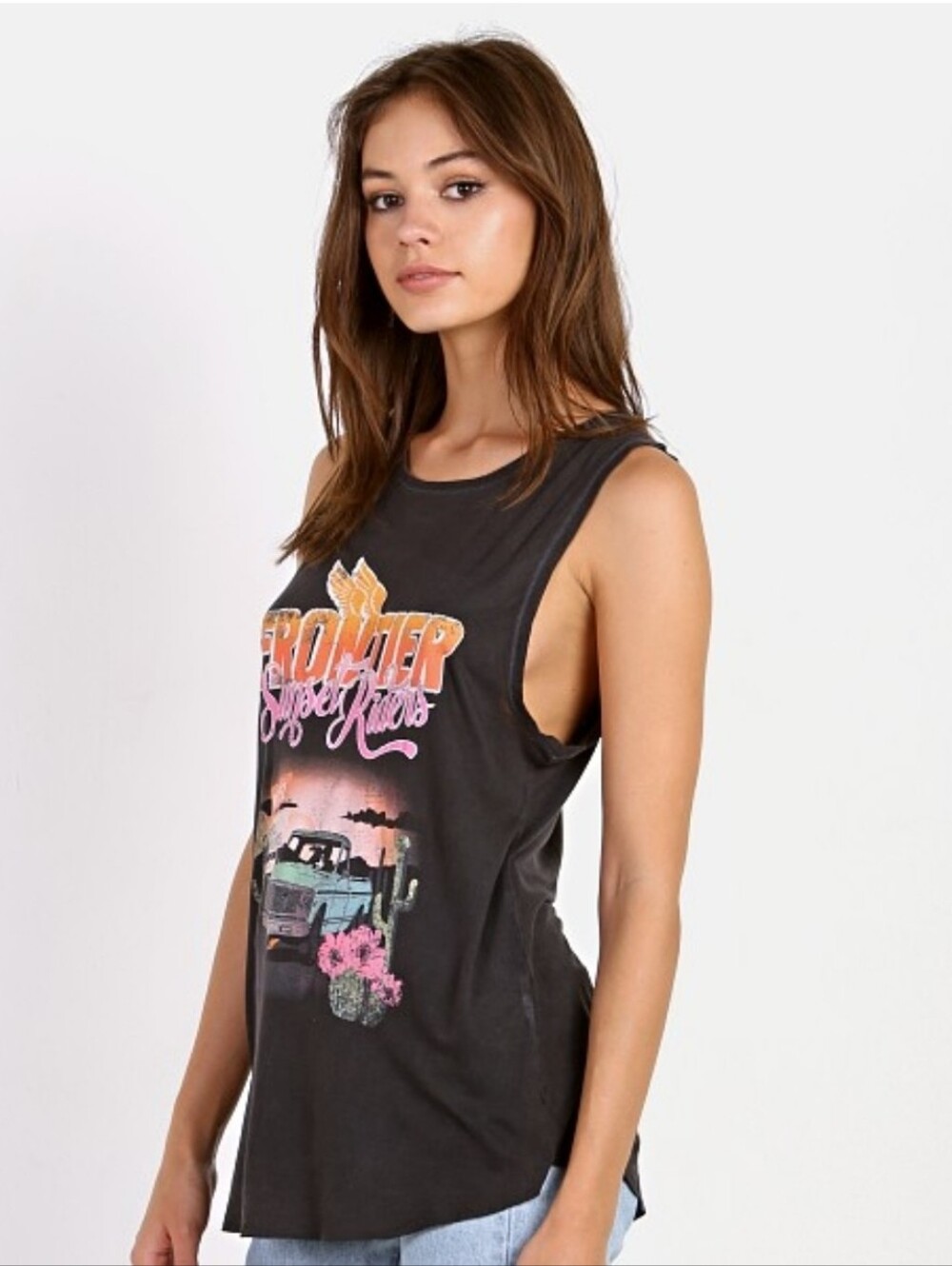 Spell~ Sunset Riders Tank - Picture 2 of 11